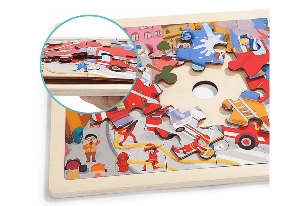 Fire Fighting - 24 Piece Wooden Puzzle