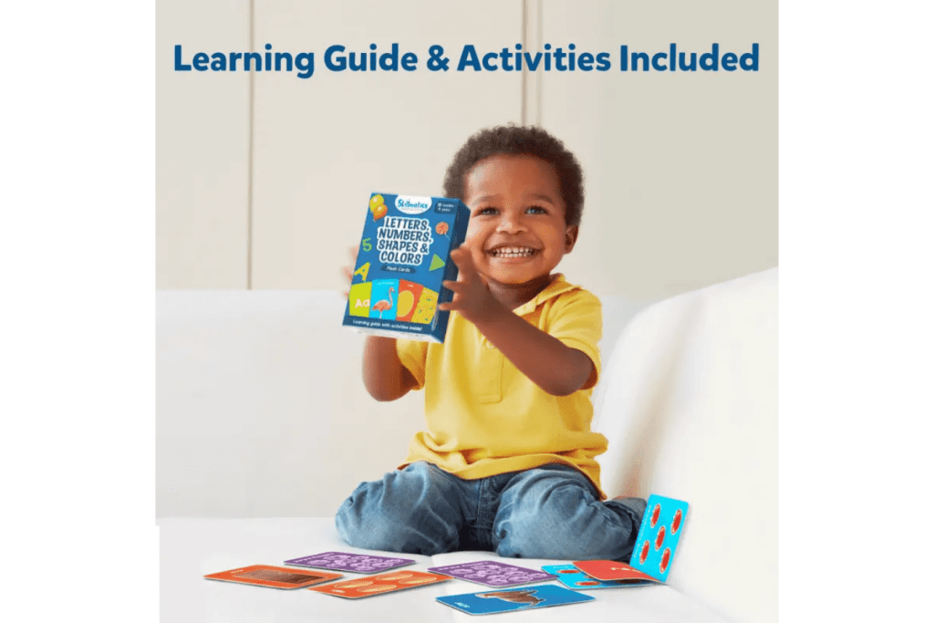 Flashcards with Real Photos: Letters, Numbers, Shapes & Colours
