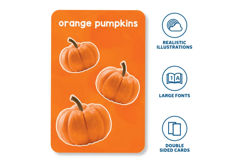 Flashcards with Real Photos: Letters, Numbers, Shapes & Colours