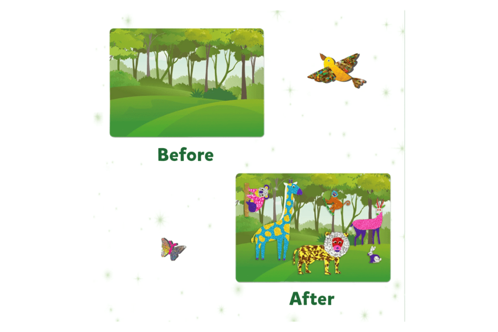 Foil Fun Activity - World Of Animals