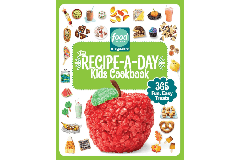 Food Network Magazine The Recipe-A-Day Kids Cookbook: 365 Fun, Easy Treats, children&#39;s cookbooks, recipes for kids, child-friendly recipes, best gifts for children who like to bake, best gifts for children who like to cook, The Montessori Room, Toronto, Ontario, Canada, visual recipe book for kids, 