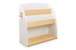 Forest Wooden Bookcase (Small, White)
