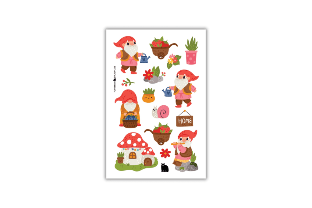Four Bears Sticker Club Stickers (various styles)