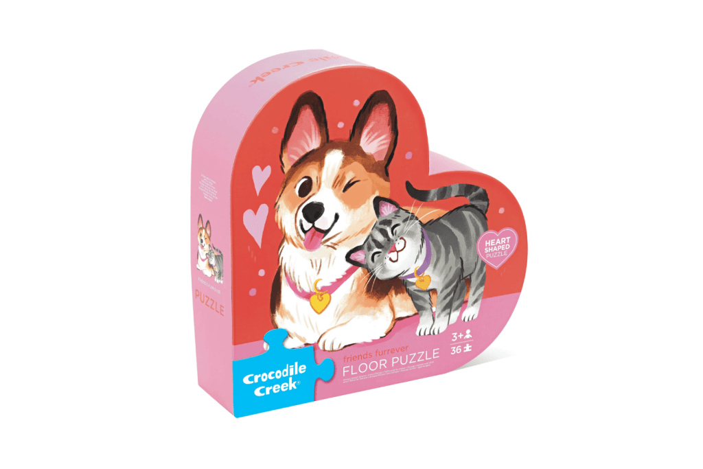 Crocodile Creek Friends Fur-Ever - 36 Piece Puzzle, pets puzzle for kids, dog puzzle for kids, cat puzzle for kids, puzzle for 3 year old, cute puzzle for 4 year old, best floor puzzles for kids, 36 piece puzzle, puzzles for kindergarten kids, Toronto, Canada
