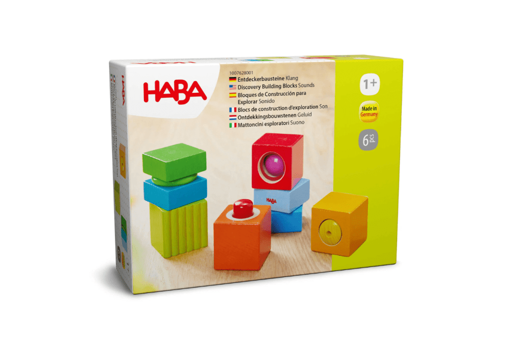 Fun with Sounds Wooden Discovery Blocks