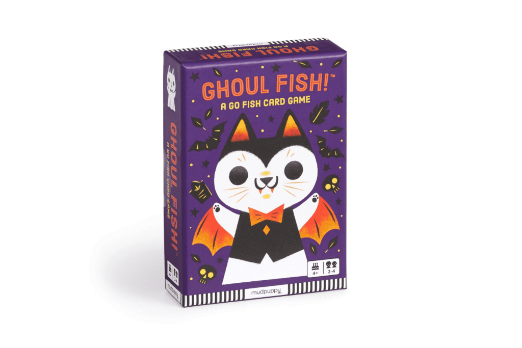 Ghoul Fish! Card Game, Mudpuppy, best card games, fast-paced card games, fun card games, best card games for travel, card games for all ages, The Montessori Room, Toronto, Ontario, Canada. 