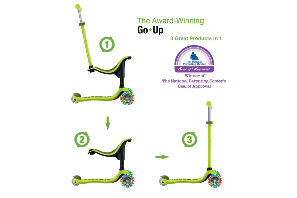 Globber GO-UP 4-in-1 Scooter (5 Colours Available)