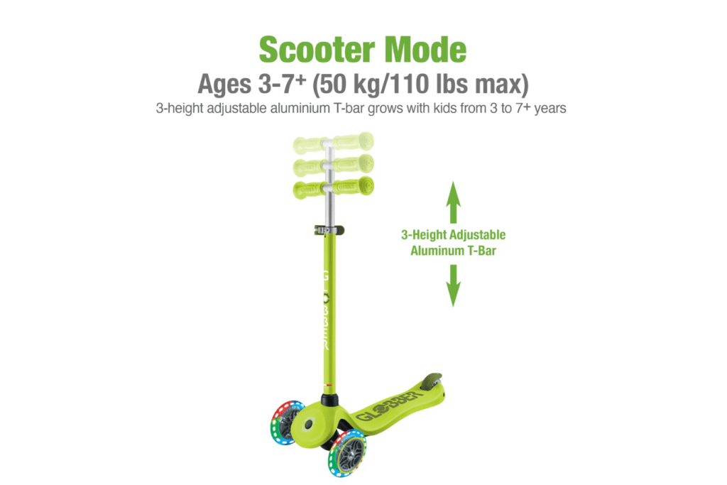 Globber GO-UP 4-in-1 Scooter (5 Colours Available)