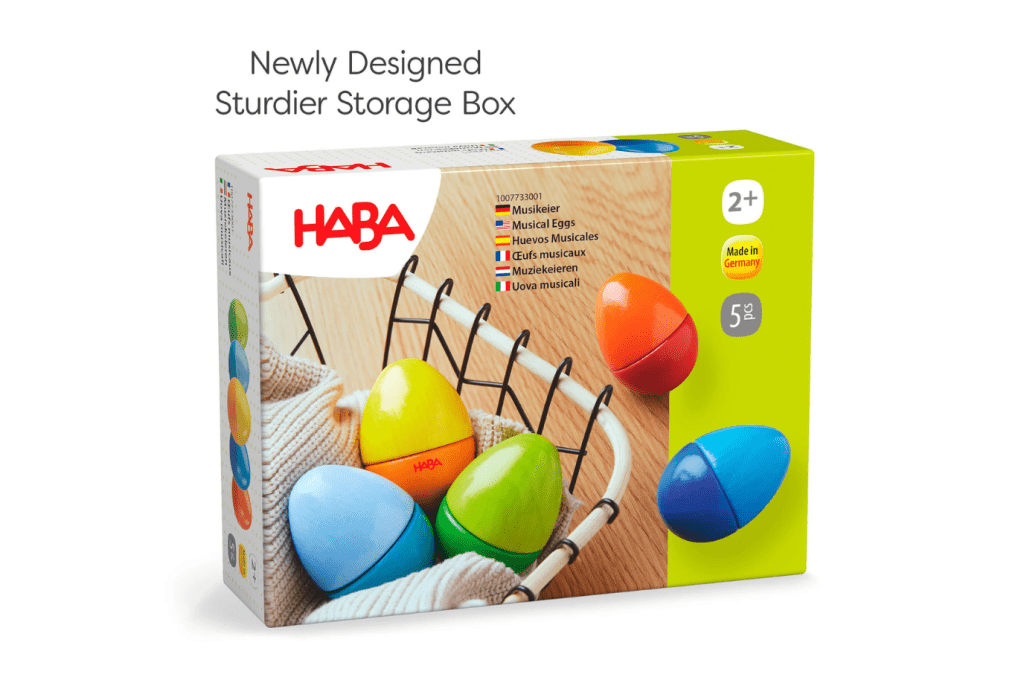 Haba Set of 5 Wooden Musical Eggs