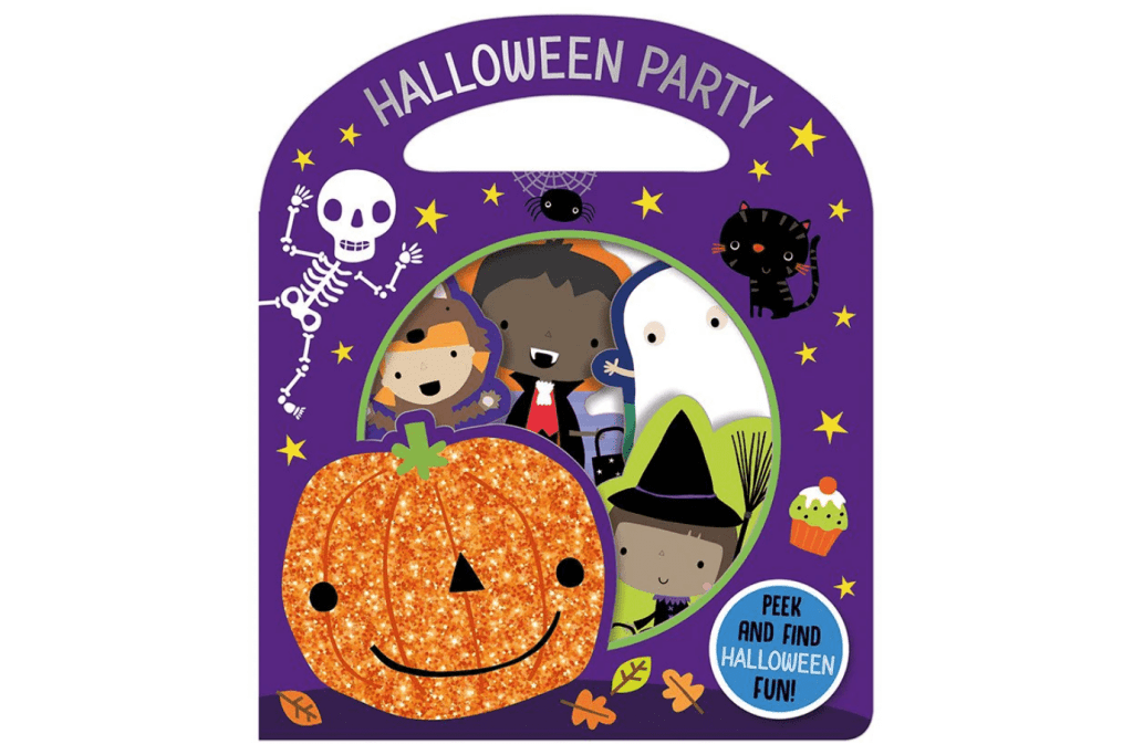 Halloween Party Board Book by Make Believe Ideas, Halloween books for kids, halloween activity books for kids, Toronto, Canada