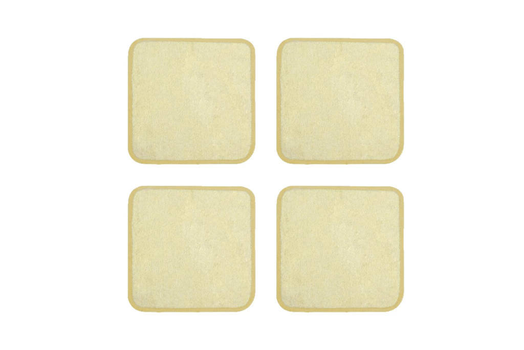 Adena Montessori Yellow (Pack of 4) Hand Towels