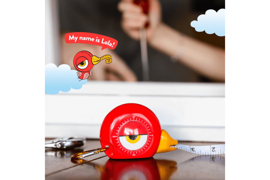 HandyFamm STEM Starter 3-in-1 Tool (Tape Measure, Level & Angle Finder)