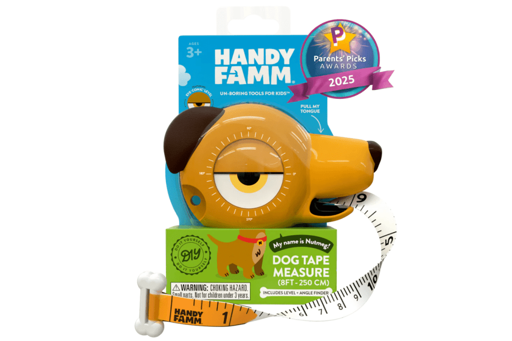 HandyFamm STEM Starter 3-in-1 Tool (Tape Measure, Level & Angle Finder)