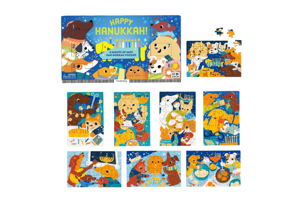 Happy Hanukkah! Countdown Puzzle Set