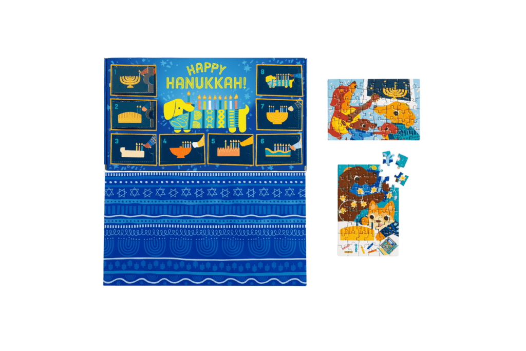 Happy Hanukkah! Countdown Puzzle Set