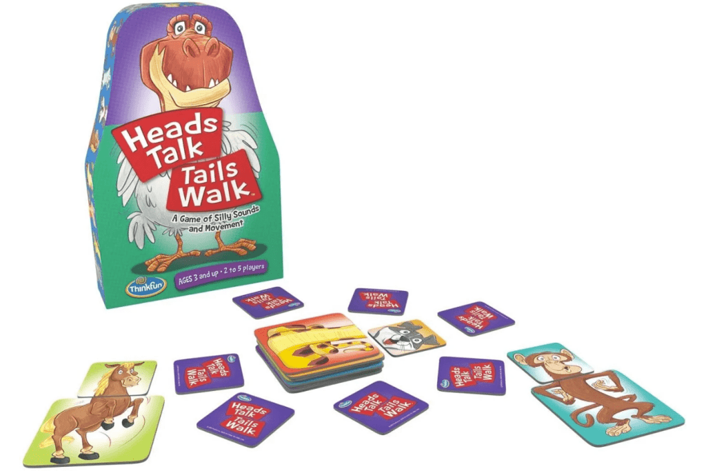 Heads Talk, Tails Walk - Preschool Game, ThinkFun, 3 years and up, best games for preschoolers, board games for preschoolers, The Montessori Room, Toronto, Ontario, Canada. 