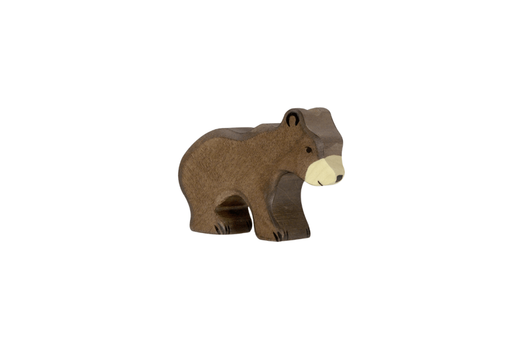 Holztiger Brown Bear Cub