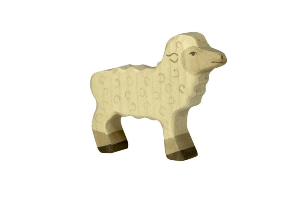 Holztiger Lamb Toronto, Holztiger animals Toronto, wooden animals, best wooden animals, toys made in Europe, wooden lamb toy, Toronto, Canada