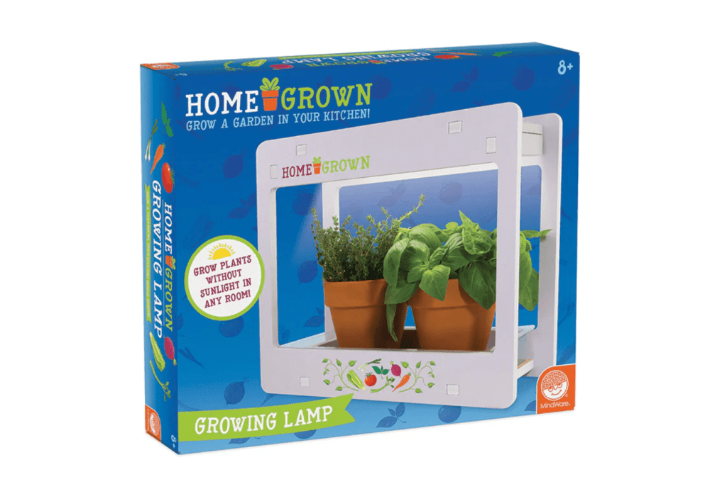 Mindware Home Grown - Growing Lamp, growing lamp for classroom, growing lamp for kids, kitchen gardening for kids, grow herbs with kids, grow vegetables with kids, gardening for kids, gardening for children, Toronto, Canada
