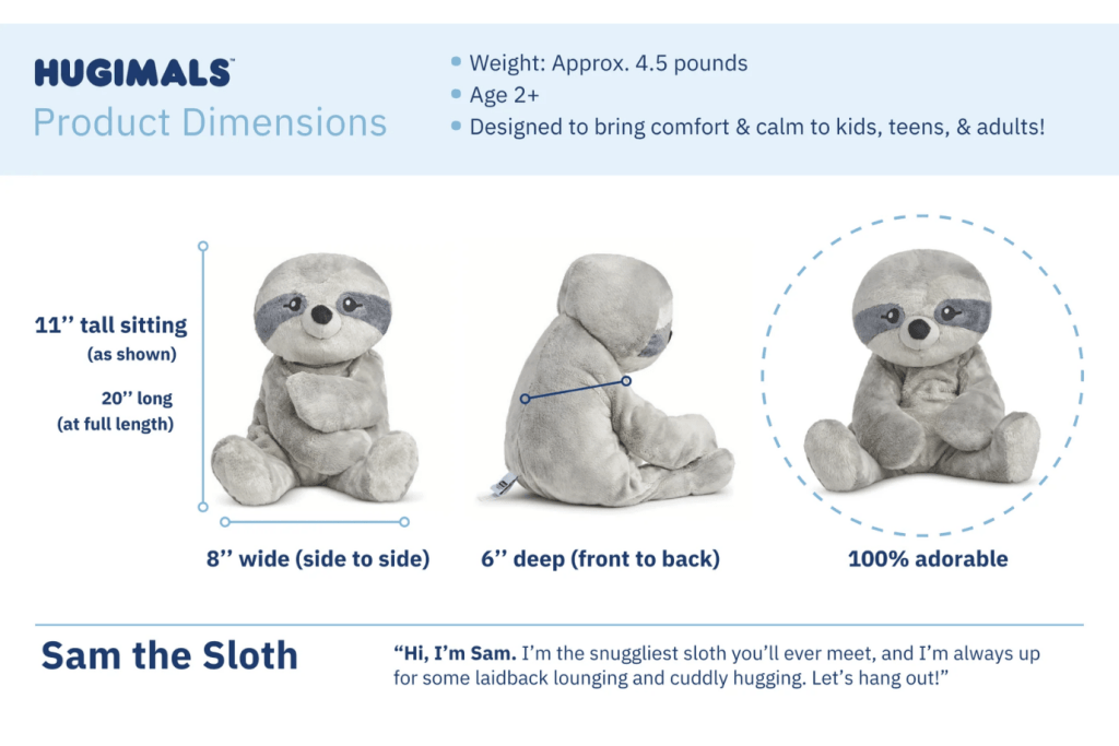 Hugimals - Sam the Sloth