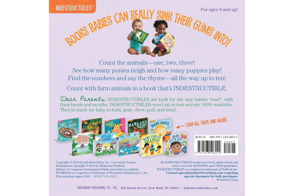 Indestructibles: Baby, Let's Count!