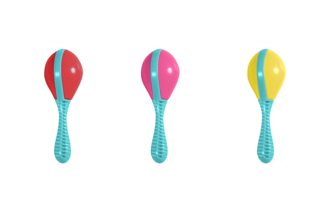 Infant and Toddler Maraca, instruments for babies, instruments for toddlers, classroom instruments, The Montessori Room, Toronto, Ontario, Canada. 