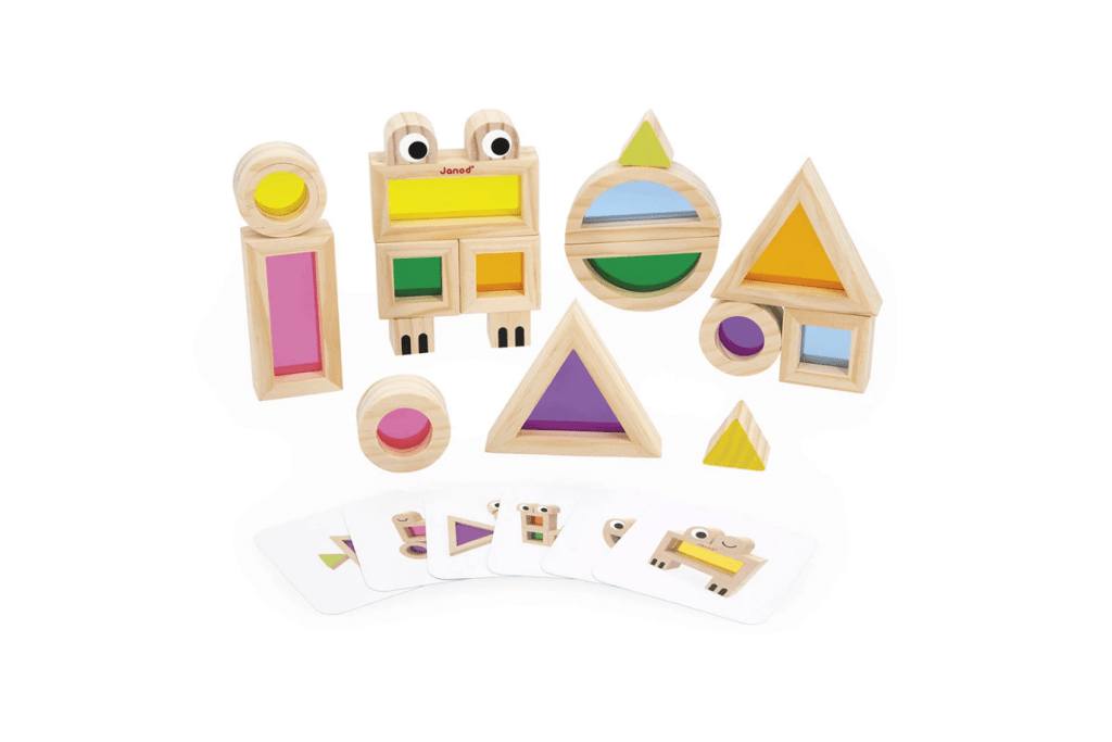 Janod Colourful Translucent Blocks