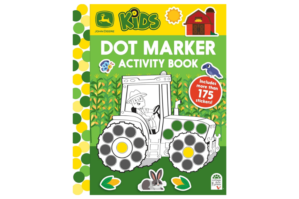 Dot Marker Activity Book, John Deere Kids Dot Marker Activity Book, dot marker sheets, dot marker pages, blank dot marker sheets, dot marker pages, Toronto, Canada