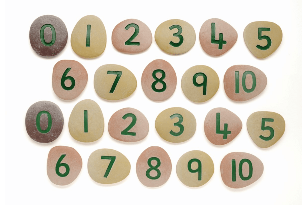 Jumbo Number Pebbles