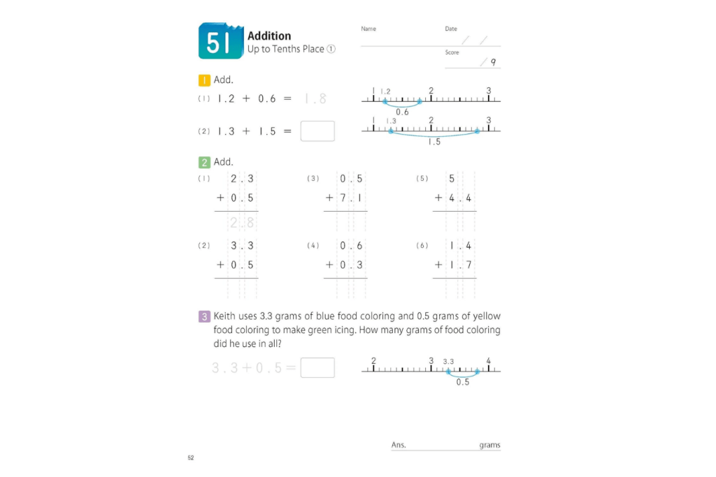 Kumon: MathBites: Grade 4 Decimals and Fractions