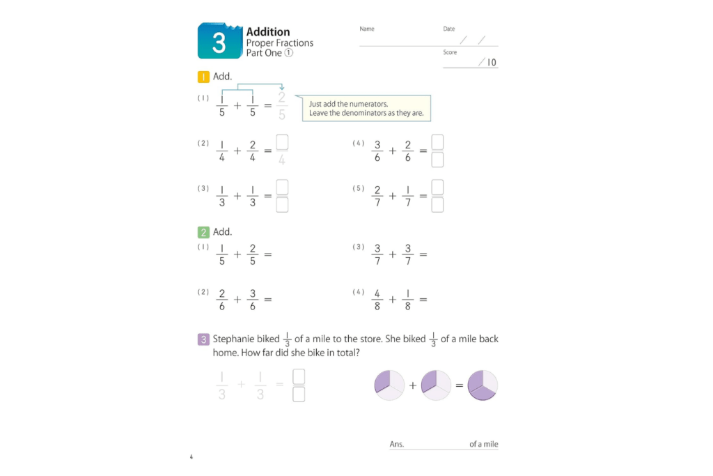 Kumon: MathBites: Grade 4 Decimals and Fractions