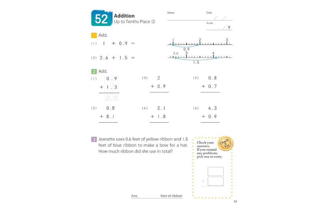 Kumon: MathBites: Grade 4 Decimals and Fractions