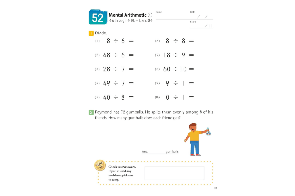 Kumon: MathBites: Grade 4 Multiplication and Division
