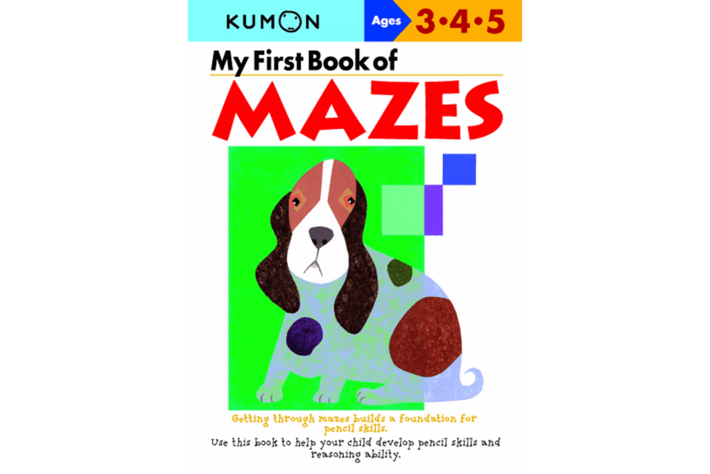 Kumon: My First Book of Mazes (Ages 3 - 5), activity books, kindergarten prep, The Montessori Room, Toronto, Ontario, Canada. 