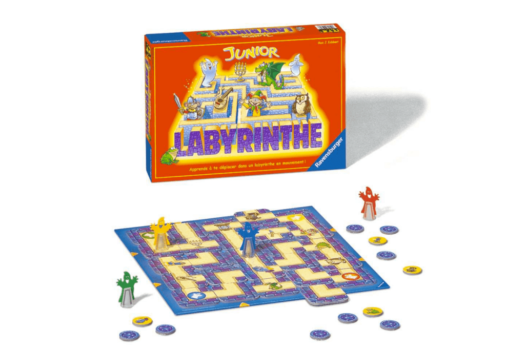 Labyrinth Junior Game, Ravensburger, board games for kids, maze games for kids, family board games, best gifts for kids, The Montessori Room, Toronto, Ontario, Canada. 