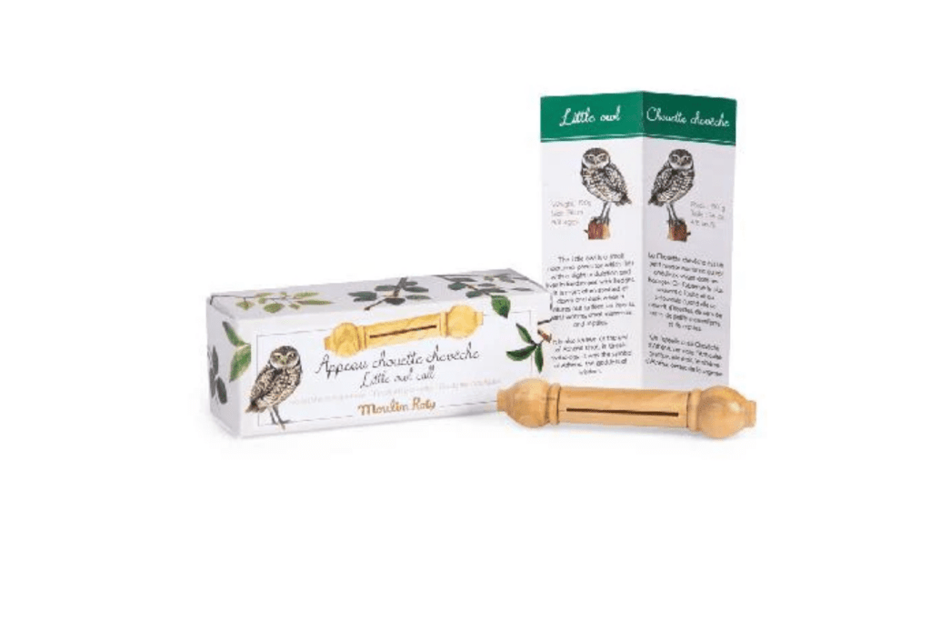 Moulin Roty Le Botaniste - Wooden Owl Call, bird call for kids, owl call for kids, wooden bird call for kids, Toronto, Canada