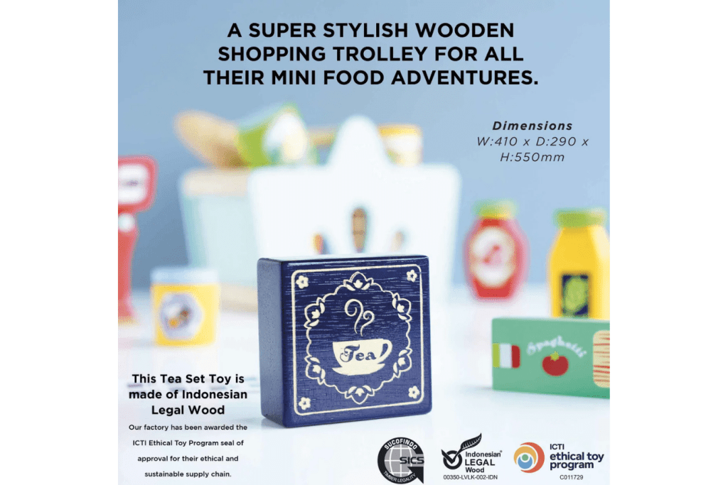 Le Toy Van Groceries Set & Scanner