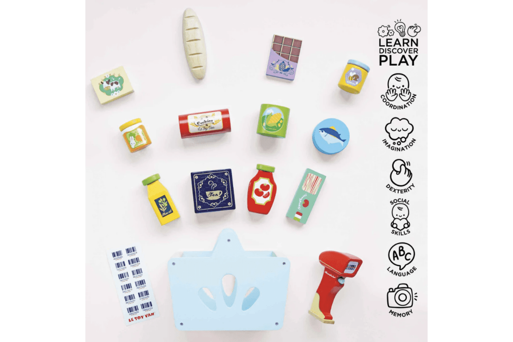 Le Toy Van Groceries Set & Scanner