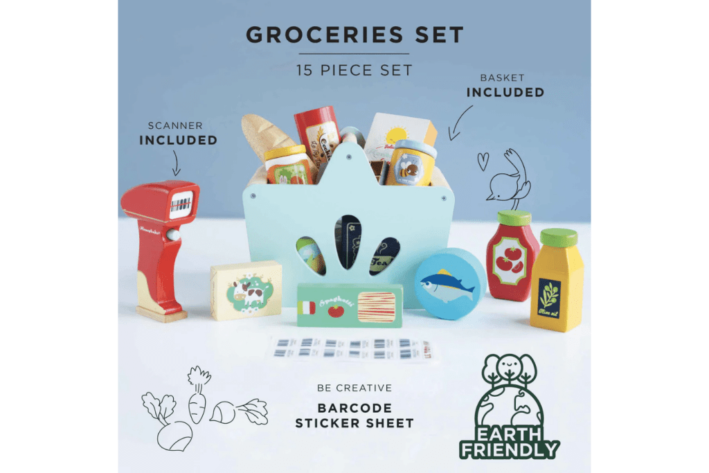 Le Toy Van Groceries Set & Scanner