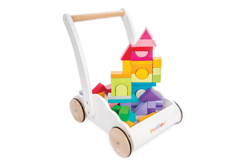 Le Toy Van Rainbow Walker with Blocks