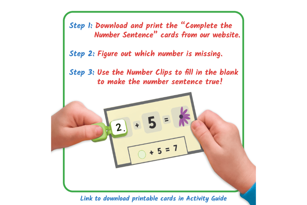 Learn My Numbers Fine Motor Clips