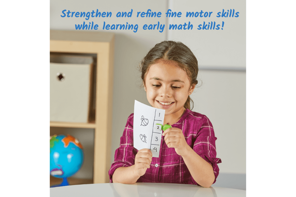 Learn My Numbers Fine Motor Clips