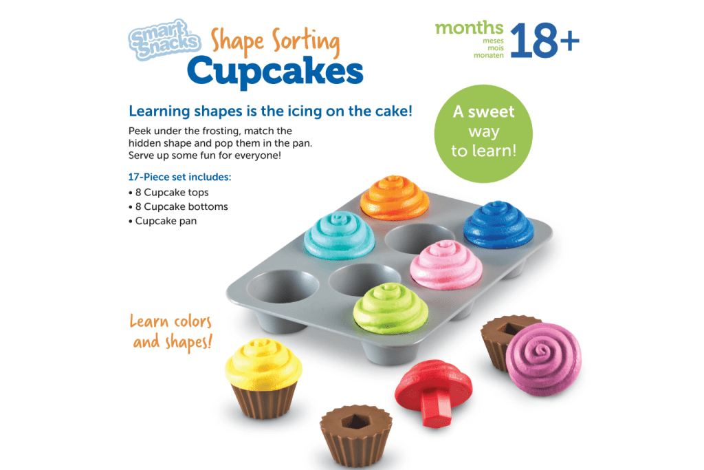 Learning Resources Smart Snacks - Shape Sorting Cupcakes