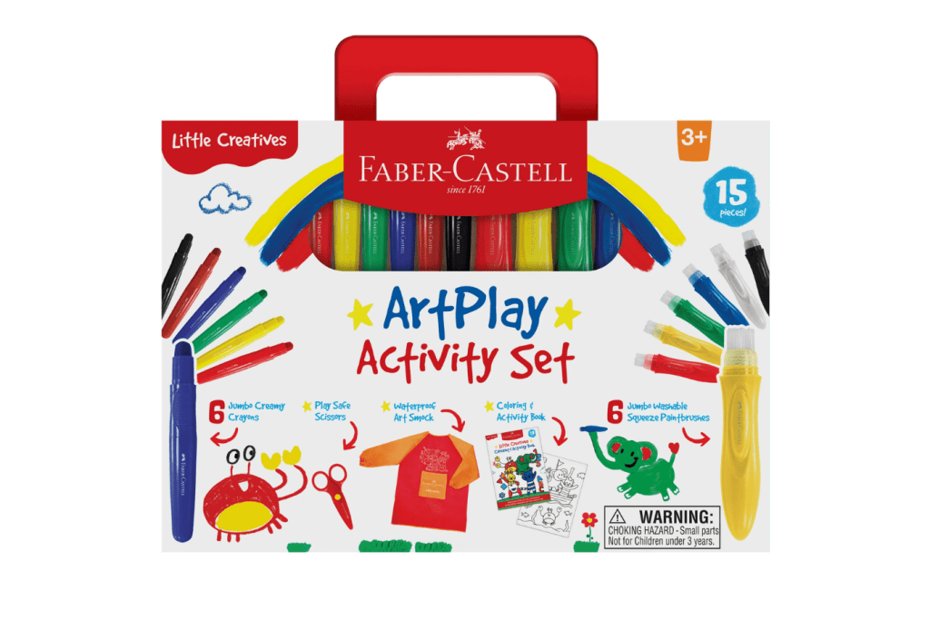 Little Creatives ArtPlay Activity Set, Faber-Castell, art kits for children, art kits for preschoolers, The Montessori Room, Toronto, Ontario, Canada. 
