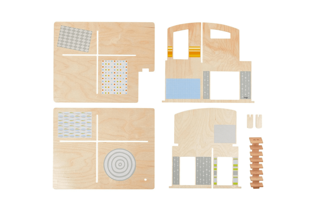 Haba Little Friends Dollhouse Town Villa with Furniture