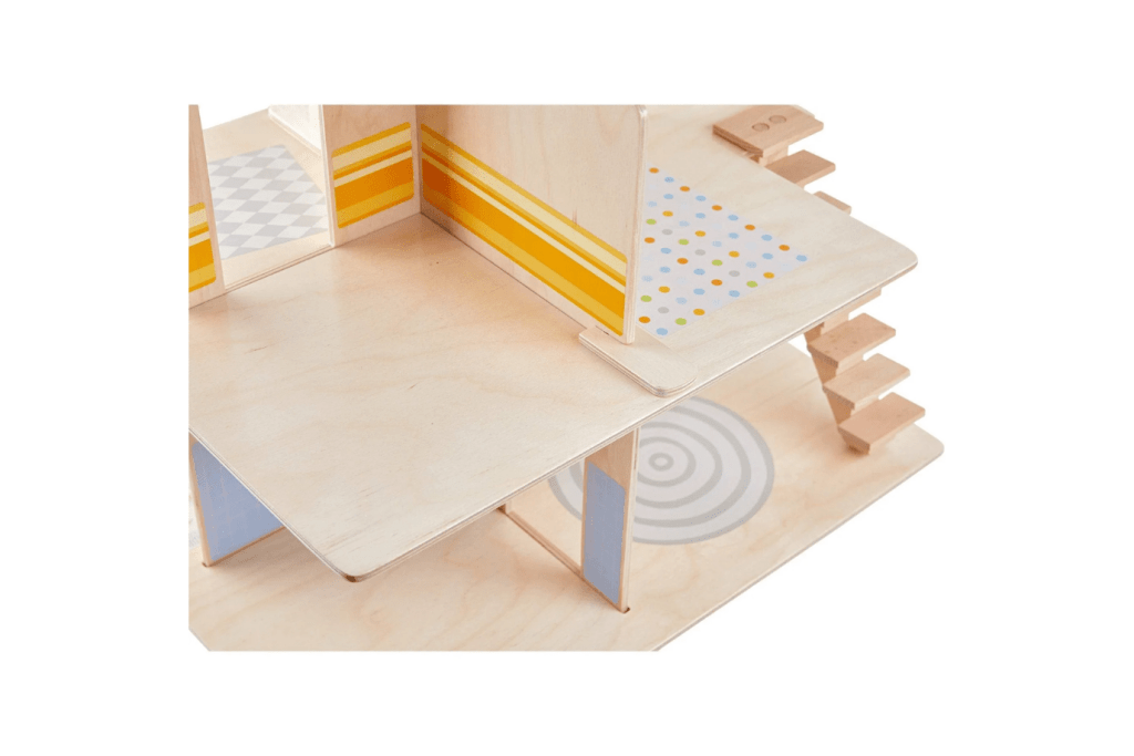 Haba Little Friends Dollhouse Town Villa with Furniture