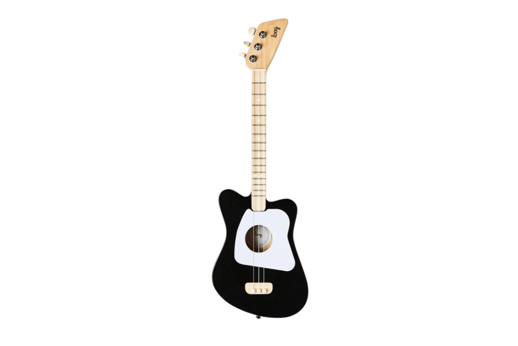 Loog guitars Canada, loog guitars toronto, 3 string guitar for kids, best guitar for 3 year olds, 4 year olds, 5 year olds, 6 year olds, loob guitars, loo guitars, 