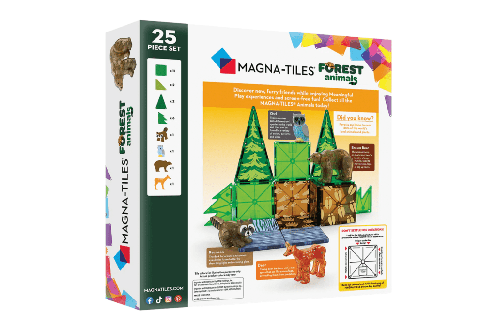 Magna-Tiles® Forest Animals 25-Piece Set