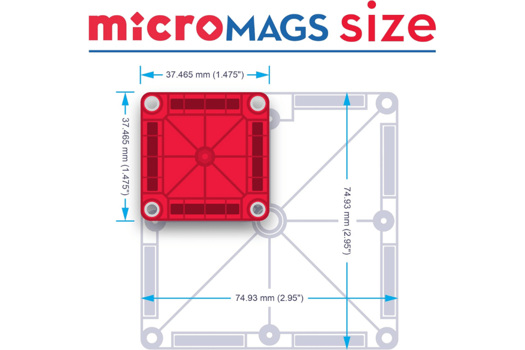 MAGNA-TILES® microMAGS Deluxe 70 Piece Set