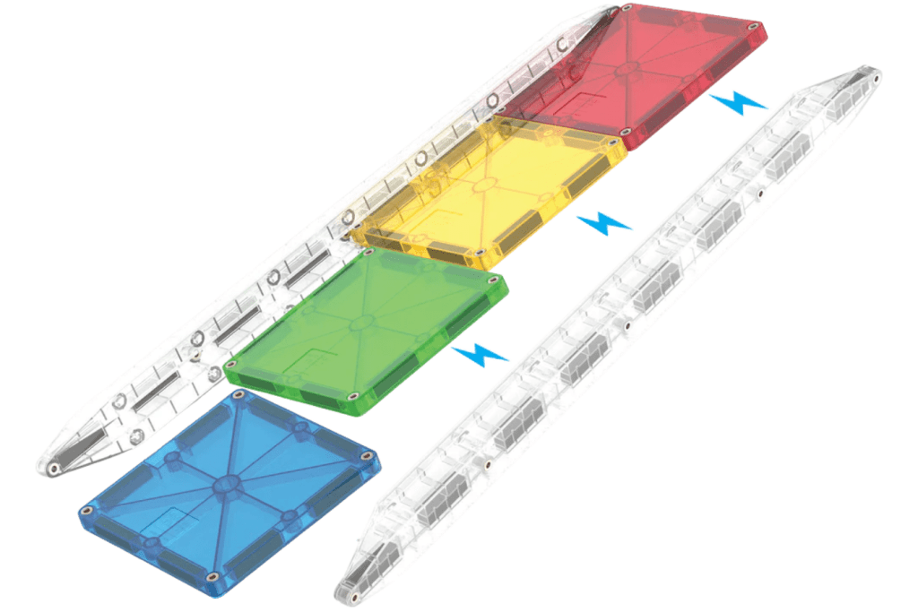 Magna-Tiles®  Rail Racers Deluxe 90-Piece Set